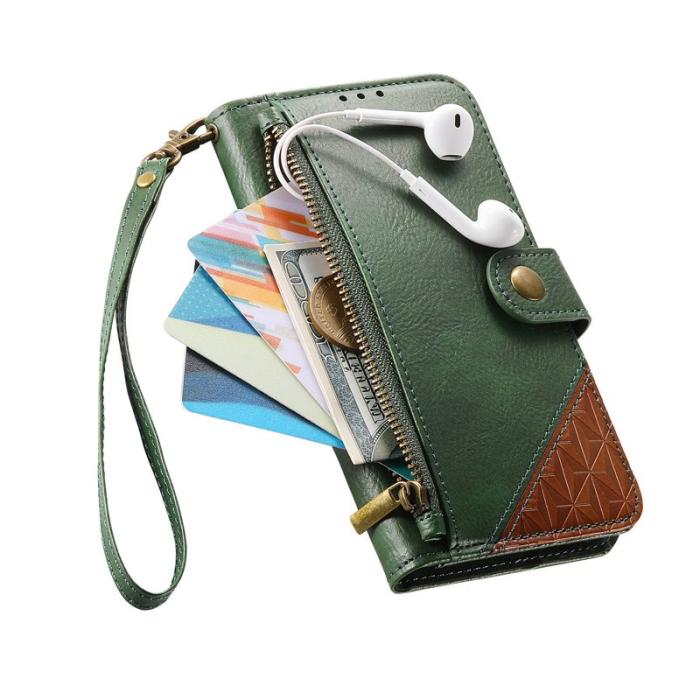 OEM - Mobilskal för Samsung Galaxy S26 Ultra TPU + Konstläder - Grön