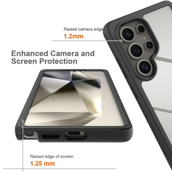 OEM - Mobilskal för Samsung Galaxy S26 Ultra Transparent PC + TPU - Blå