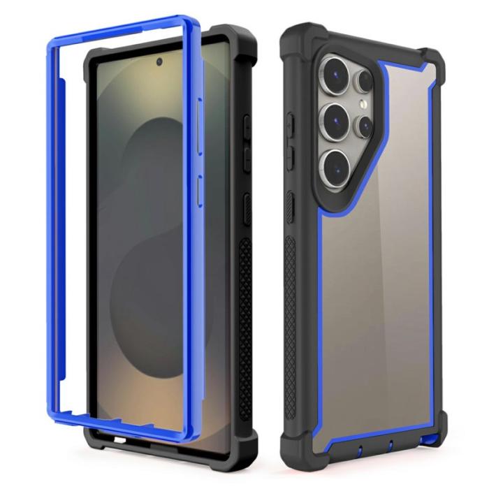 OEM - Mobilskal för Samsung Galaxy S26 Ultra Transparent TPU + PC - Svart