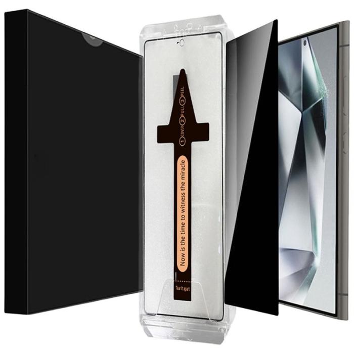 OEM - Skärmskydd för Samsung Galaxy S26 Plus Anti Spy Härdat Glas - Svart