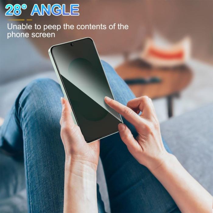 OEM - Skärmskydd för Samsung Galaxy S26 Plus Anti Spy - Svart