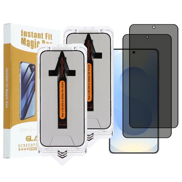 OEM - Skärmskydd för Samsung Galaxy S26 Plus Anti Spy - Svart