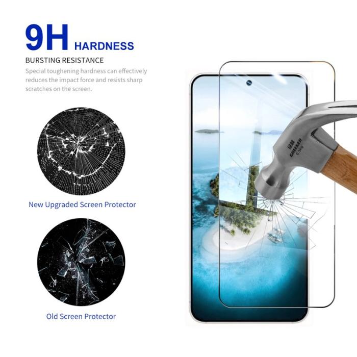 RURIHAI - Rurihai Skärmskydd för Samsung Galaxy S26 Plus Full Glue - Transparent