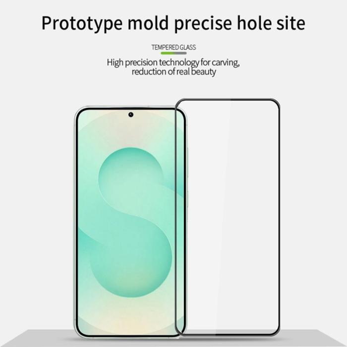 PINWUYO - PINWUYO Skärmskydd för Samsung Galaxy S26 Plus Härdat glas 9H - Svart