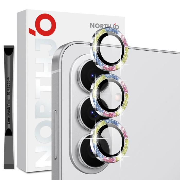 NORTHJO - NORTHJO Skärmskydd för Samsung Galaxy S26 Plus Kameraskydd - Färgglad