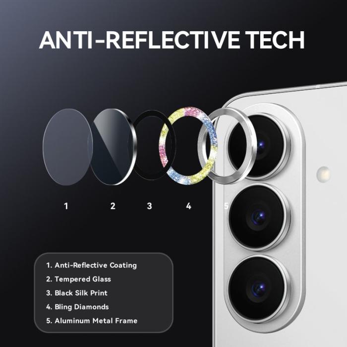 NORTHJO - NORTHJO Skärmskydd för Samsung Galaxy S26 Plus Kameraskydd - Färgglad