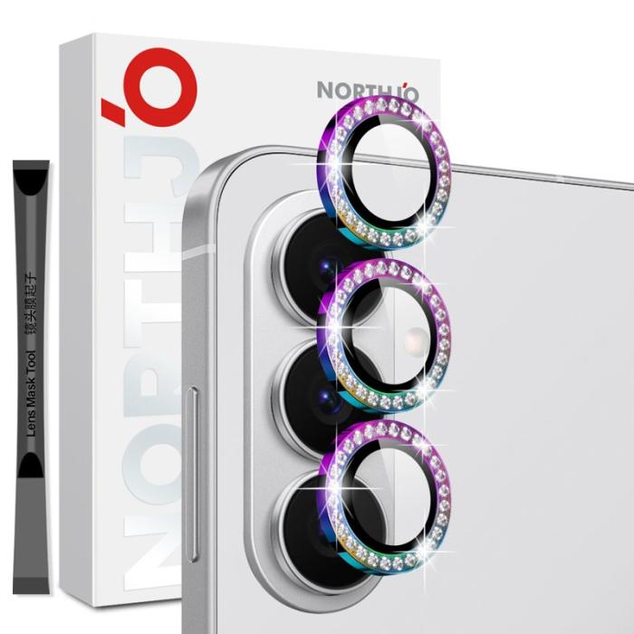 NORTHJO - NORTHJO Skärmskydd för Samsung Galaxy S26 Plus Kameraskydd - Färgglad