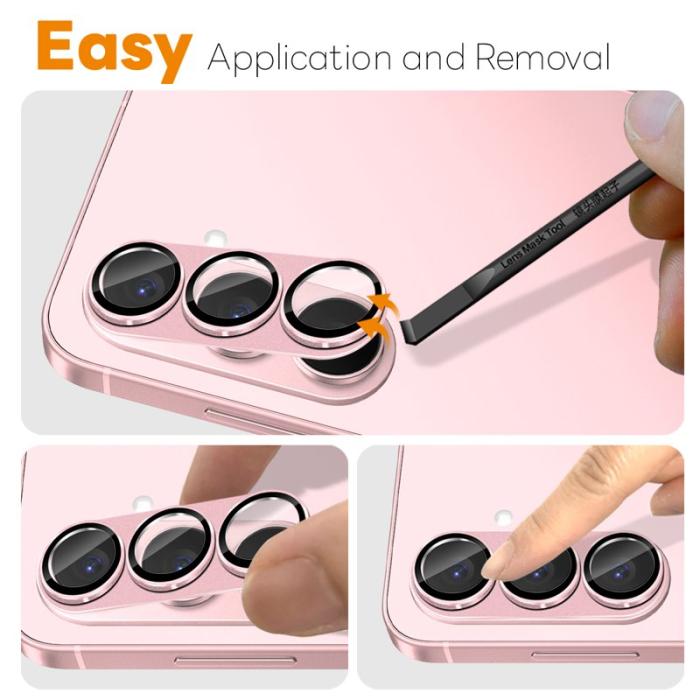 NORTHJO - NORTHJO Skärmskydd för Samsung Galaxy S26 Plus Kameraskydd Tempererat Glas Rosa