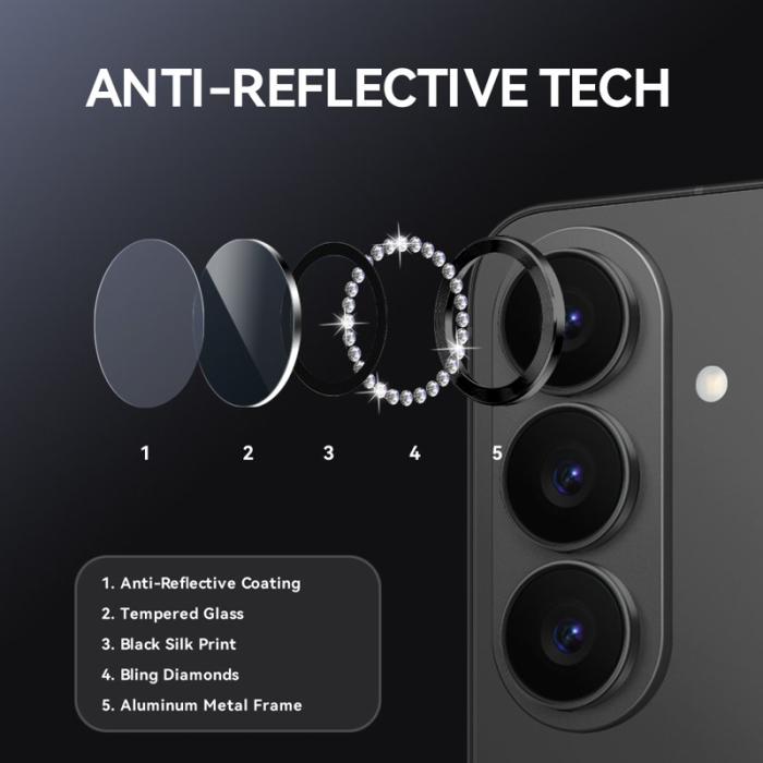 NORTHJO - NORTHJO Skärmskydd för Samsung Galaxy S26 Plus Kameraskydd - Svart