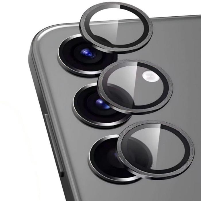 WANLONFENG - WANLONFENG Skärmskydd för Samsung Galaxy S26 Plus Kameraskydd - Svart