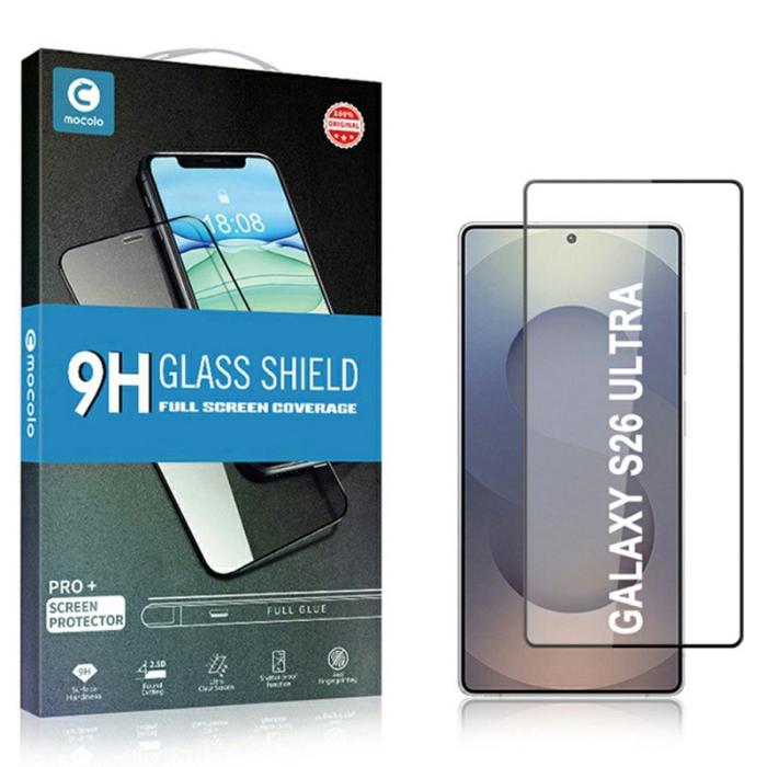 Mocolo - Mocolo Skärmskydd för Samsung Galaxy S26 Ultra Härdat glas - Svart