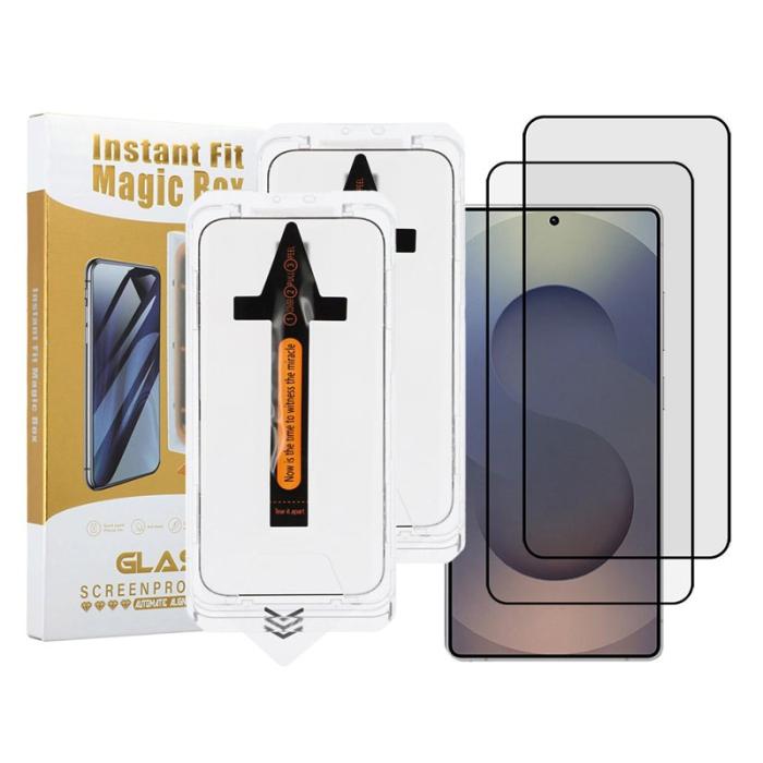 OEM - Skärmskydd för Samsung Galaxy S26 Ultra HD Klar Aluminium - Svart