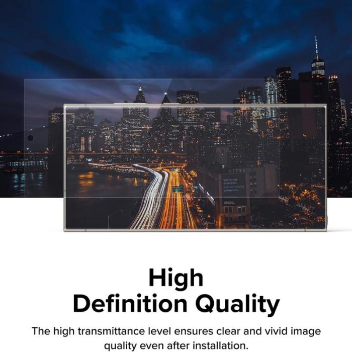 OEM - Skärmskydd för Samsung Galaxy S26 Ultra HD Klar Aluminium - Svart