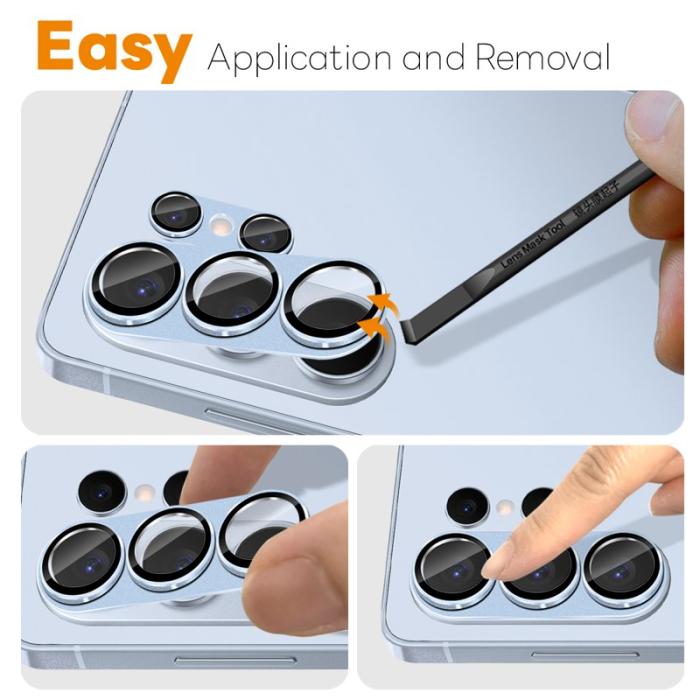 NORTHJO - NORTHJO Skärmskydd för Samsung Galaxy S26 Ultra Kamera Skydd - Blå