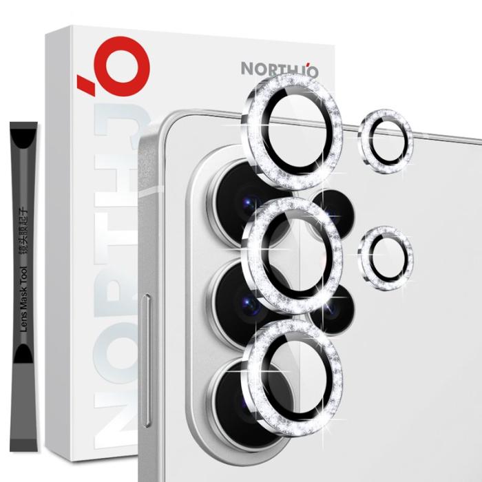 NORTHJO - NORTHJO Skärmskydd för Samsung Galaxy S26 Ultra Kamera Skydd - Silver