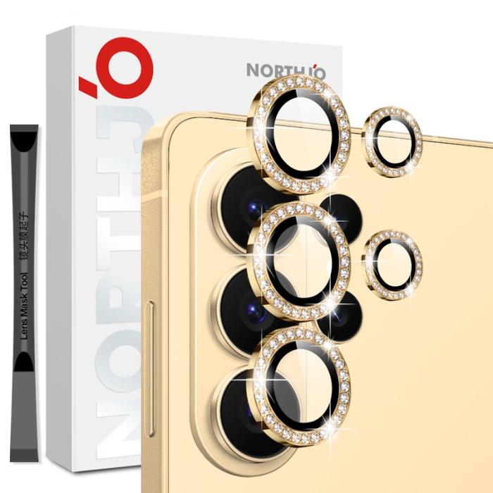 NORTHJO - NORTHJO Skärmskydd för Samsung Galaxy S26 Ultra Kameraskydd - Guld