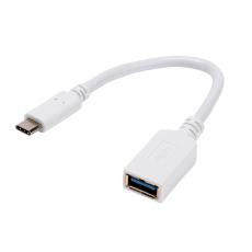 Vivanco - Vivanco Datakabel USB-C hane USB 3.1 A hona 0,1m, vit
