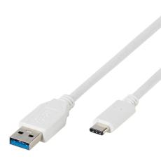 Vivanco - Vivanco USB-C/USB-A 3.1 kabel 1m Vit