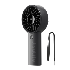 Jisulife - Jisulife Bärbar USB Handfläkt 5000 mAh Life4 - Svart