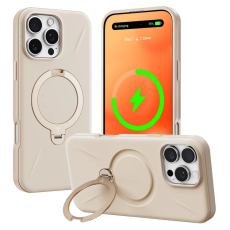 Torras - Torras iPhone 15 Pro Mobilskal Magsafe Ostand Q Pro - Guld