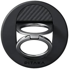 PITAKA - PITAKA MagSafe Mobilh&aring;llare MagEZ Grip 3 - Svartgr&aring;