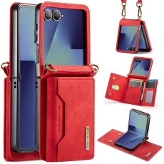 DG.MING - DG.MING Galaxy Z Flip 7 Mobilskal Detachable M2 - Röd