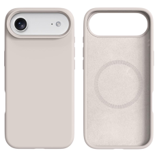 A-One Brand - iPhone 17 Air Mobilskal MagSafe Liquid Silikon+PC - Antikvit