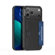 Dux Ducis - DUX DUCIS iPhone 17 Pro Mobilskal Korthållare Pocard - Svart