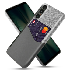 A-One Brand - Sony Xperia 1 VII Mobilskal med Korthållare Kickstand - Grå