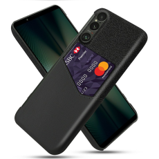 A-One Brand - Sony Xperia 1 VII Mobilskal med Korthållare Kickstand - Svart