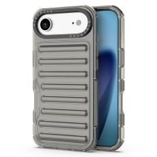 A-One Brand - iPhone 17 Air Mobilskal Stripe Design Detachable - Grå