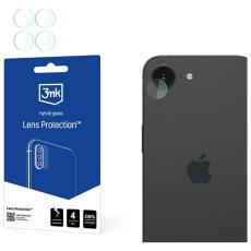 3MK - [4-Pack] 3MK iPhone 16e Kameralinsskydd Hybrid Glas