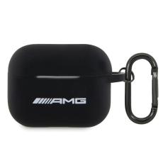 AMG - AMG Airpods Pro 2 Skal Silikon Vit Logo - Svart