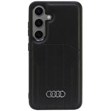 Audi - Audi Galaxy S24 Mobilskal MagSafe MagSafe Syntetiskt Läder - Svart