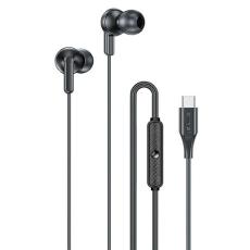 Awei - AWEI PC-25T Hörlurar stereo USB-C - Svart