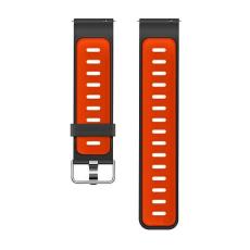 Beline - Beline Galaxy Watch 46mm Armband Silikon - Svart/Röd