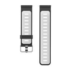 Beline - Beline Galaxy Watch 46mm Armband Silikon - Svart/Vit
