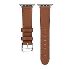 Beline - Beline Galaxy Watch 4 Classic (42/44/46mm) Armband Hermes Läder - Brun