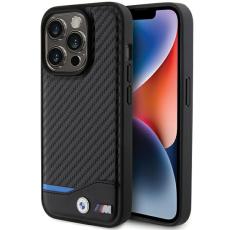 BMW - BMW iPhone 15 Pro Max Mobilskal MagSafe Läder Carbon