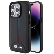 BMW - BMW iPhone 15 Pro Mobilskal MagSafe Quilted Tricolor - Svart
