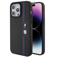 BMW - BMW iPhone 15 Pro Mobilskal MagSafe Tricolor M Collection - Svart