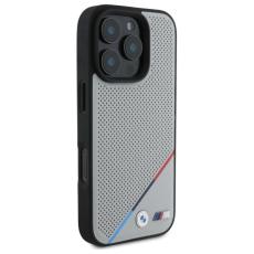 BMW - BMW iPhone 16 Pro Max Mobilskal MagSafe MagSafe Tricolor Line - Svart