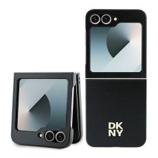 DKNY - DKNY Galaxy Z Flip 6 Mobilskal MagSafe Matal Stack Logo - Svart