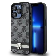 DKNY - DKNY iPhone 15 Pro Mobilskal MagSafe Läder Checkered Mono