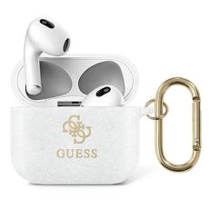 Guess - Guess AirPods 3 Skal Transparent Glitter Collection