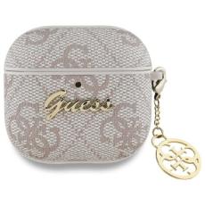 Guess - Guess AirPods 4 Skal 4G Charm Collection - Rosa
