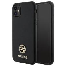 Guess - Guess iPhone 11 / Xr Mobilskal MagSafe Strass Metal Logo - Svart
