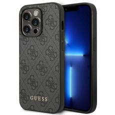 Guess - Guess iPhone 14 Pro Max Mobilskal MagSafe 4G Metal Gold Logo