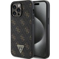 Guess - Guess iPhone 14 Pro Max Mobilskal MagSafe 4G Triangle Metal Logo