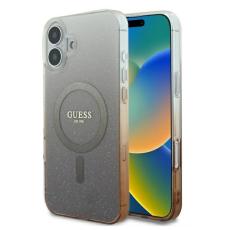 Guess - Guess iPhone 16 6.1 Mobilskal MagSafe IML Glitter Gradient - Brun